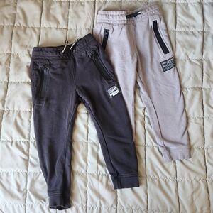 H&M Toddler Jogger Pants Set - Black and Gray